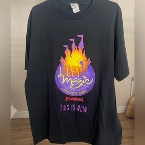 vintage rare disney light magic main street electrical parade tee xl